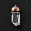 Natural Quartz Crystal Pendants KK-F836-04R-3