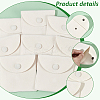 Square Velvet Jewelry Package Bags ABAG-WH0035-055C-03-4