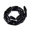 Opaque Glass Beads Strands GLAA-Q113-03A-C06-2