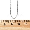 Tarnish Resistant Classic Plain 304 Stainless Steel Mens Womens Cable Chain Necklaces STAS-M174-025P-3