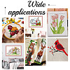 6Pcs 2 Colors 11CT Cross Stitch Fabric Sheets AJEW-AR0004-82-5