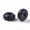 Synthetic Blue Goldstone European Beads LS-G-Q503-02-2