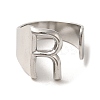 Non-Tarnish 201 Stainless Steel Finger Rings RJEW-H223-04P-Q-4