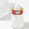 Brass Micro Pave Cubic Zirconia Enamel Cuff Rings for Women RJEW-L113-019G-02-3