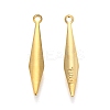 316 Surgical Stainless Steel Pendants LS-X-STAS-P198-04G-1