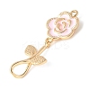 Brass Enamel Pendants KK-A253-01G-03-2