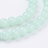 Imitation Jade Glass Beads Strands DGLA-S076-8mm-20-3