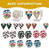 18Pcs 9 Style Rack Plating Alloy Enamel Pendants FIND-SZ0002-21-7