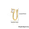 925 Sterling Silver Pave Clear Cubic Zirconia Nose Rings VW3837-18-1