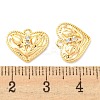 Brass Micro Pave Cubic Zirconia Charms KK-Q809-09G-3