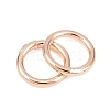 Brass Closed Jump Rings KK-D257-01RG-04-2