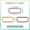 12Pcs 3 Colors Iron Bag Accessories FIND-CY0001-50-2