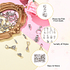 30Pcs 10 Styles Brass Pendant Ice Pick Pinch Bails KK-YW0003-64-2