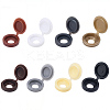 240Pcs 8 Colors PE Plastic Hinged Screw Covers CABI-CL0001-01-1