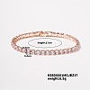 Chic Sparkling Personalized Brass Rhinestone Tennis Bracelet for Women Fashion Statement TJ6286-5-1