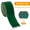 10 Yards Single Face Velvet Ribbon OCOR-WH0092-39A-2