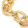 Chunky Aluminum Cable Chain Necklaces for Women NJEW-K261-01D-G-3