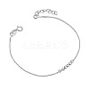 SHEGRACE Simple Design 925 Sterling Silver Bracelet with Small Beads JB09A-2