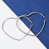 Tarnish Resistant 201 Stainless Steel Hoop Earrings X-EJEW-A052-11B-1