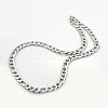 Tarnish Resistant Trendy Unisex 304 Stainless Steel Curb Chain Twisted Chain Necklaces LS-STAS-E063-05-2