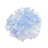 Mixed Color Imitation Cat Eye Glass Round Seed Beads SEED-NH0003-01A-08-2