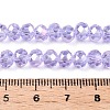 Electroplate Glass Beads Strands EGLA-A044-T6mm-B17-2