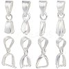 8Pcs 4 Style 925 Sterling Silver Pendant Bails STER-BBC0005-48S-1