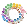 Dyed Natural White Jade & Synthetic Turquoise & Shoushan Stone & Red Netstone Beads Strands G-Z135-B07-4