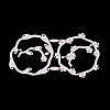 Carbon Steel Cutting Dies Stencils DIY-F032-43-4