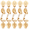 20Pcs 304 Stainless Steel Clip-on Earring Findings STAS-UN0044-06-1