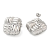 Non-Tarnish 304 Stainless Steel Stud Earrings LS-EJEW-G364-22P-2