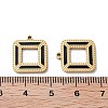 Ion Plating(IP) 304 Stainless Steel Enamel Pendants STAS-M340-05G-3