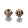 Tibetan Antique Bronze Metal Spacer Beads LS-MLF0586Y-1