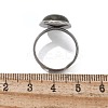 Half Round Natural Indian Agate Finger Rings RJEW-M062-01P-22-3