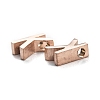 Ion Plating(IP) 304 Stainless Steel Charms STAS-K216-41K-RG-2