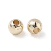 Rack Plating Brass Round Beads KK-A235-01LG-03-2