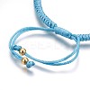 Nylon Cord Braided Bead Bracelets Making BJEW-F360-F17-3