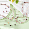 3 Strands Natural Violet Strawberry Quartz Beads Strands G-HY0001-93-4