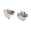 Non-Tarnish 304 Stainless Steel Heart Stud Earrings for Women EJEW-I281-07P-1