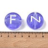 Transparent Acrylic European Beads MACR-K365-02B-02-3
