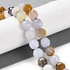 Natural Blue Chalcedony Beads Strands G-NH0021-A11-01-2