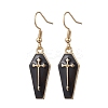 2 Pairs Alloy Enamel Dangle Earrings EJEW-JE06530-5
