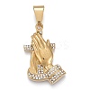 304 Stainless Steel Pendants STAS-K214-18G-1