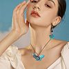 6Pcs 3 Style Synthetic Turquoise Pendants TURQ-NB0001-04-5