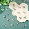 20Pcs 4 Colors Alloy Enamel Pendants ENAM-TA0003-29P-6