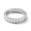 Non-Tarnish 304 Stainless Steel Grooved Finger Rings RJEW-G298-12P-2