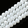 Electroplate Glass Beads Strands X-EGLA-A034-P4mm-A21-1