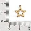 Ion Plating(IP) 304 Stainless Steel Charms STAS-P379-21G-3