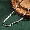 Non-Tarnish 304 Stainless Steel Figaro Chain Necklaces LS-STAS-K168-02P-1