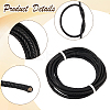 Braided Leather Cord with Core WL-CL0001-01A-5